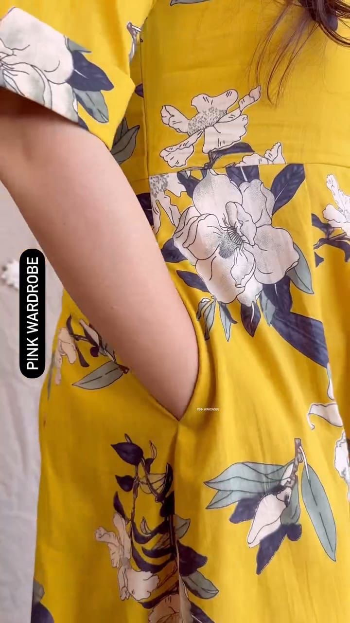 Soft Premium cotton Floral MIDI