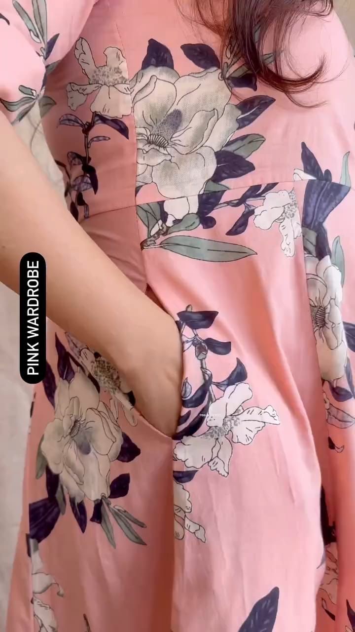 Soft Premium cotton Floral MIDI