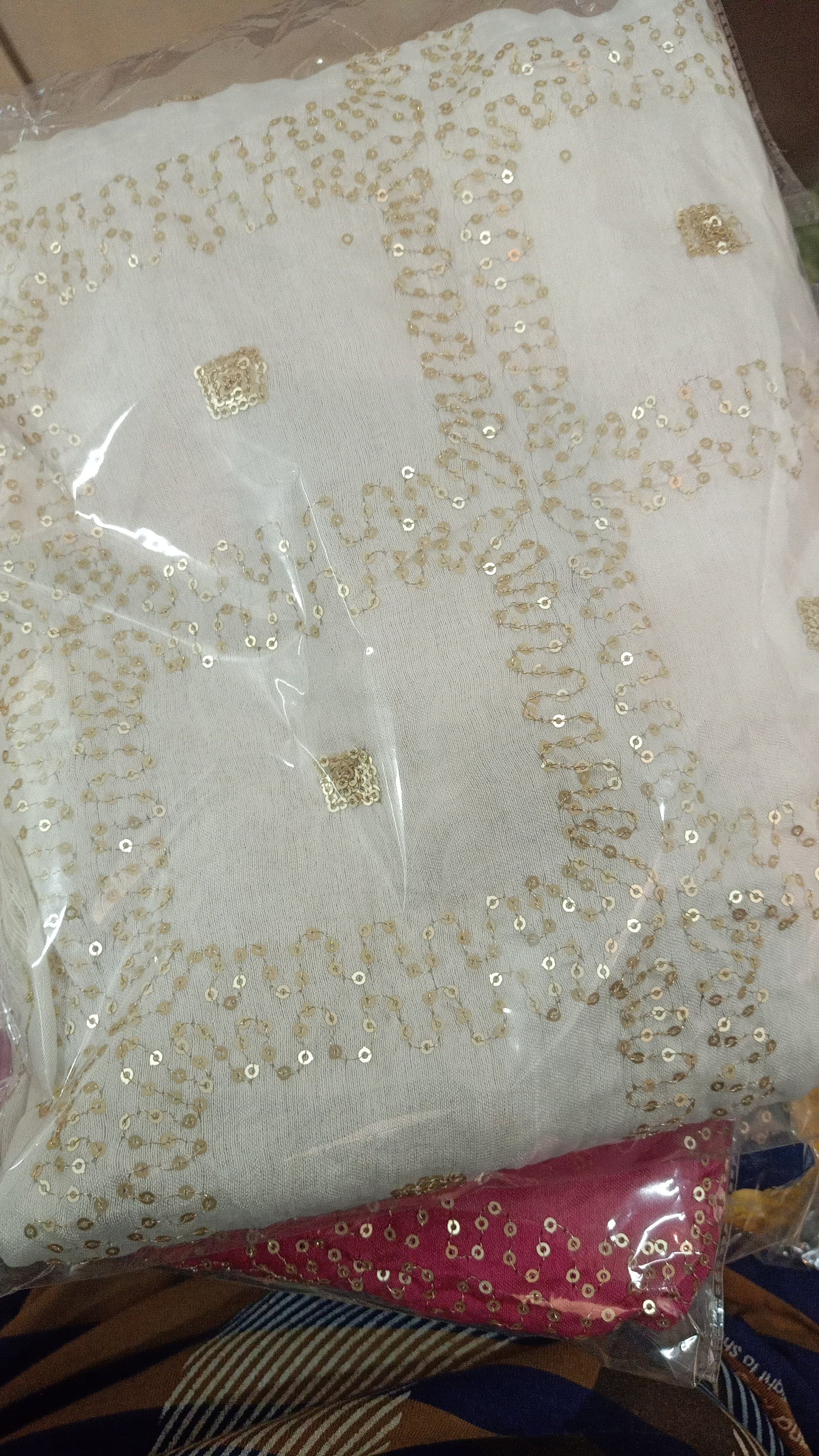 White Dupatta
