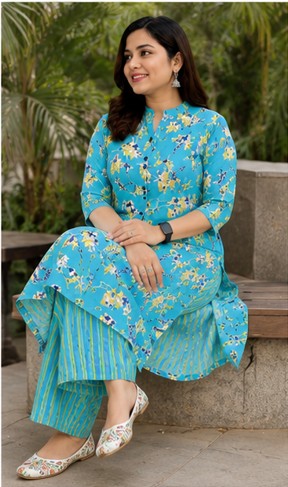 Printed Coord Set in 3 Colours