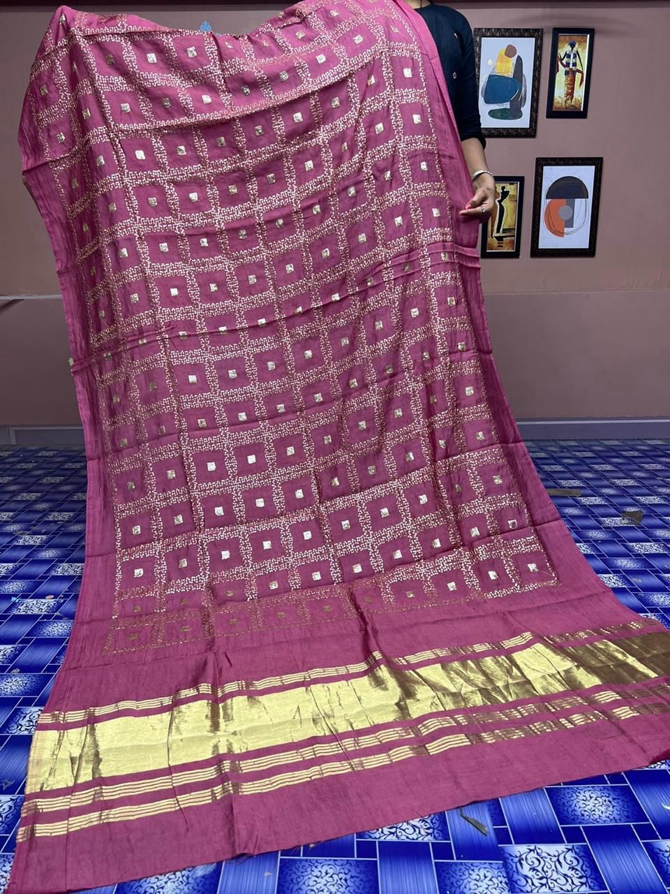 Pink Dupatta