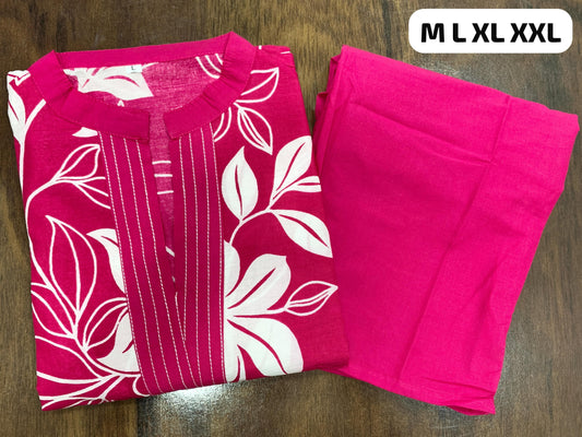 Printed Cotton Coord Set