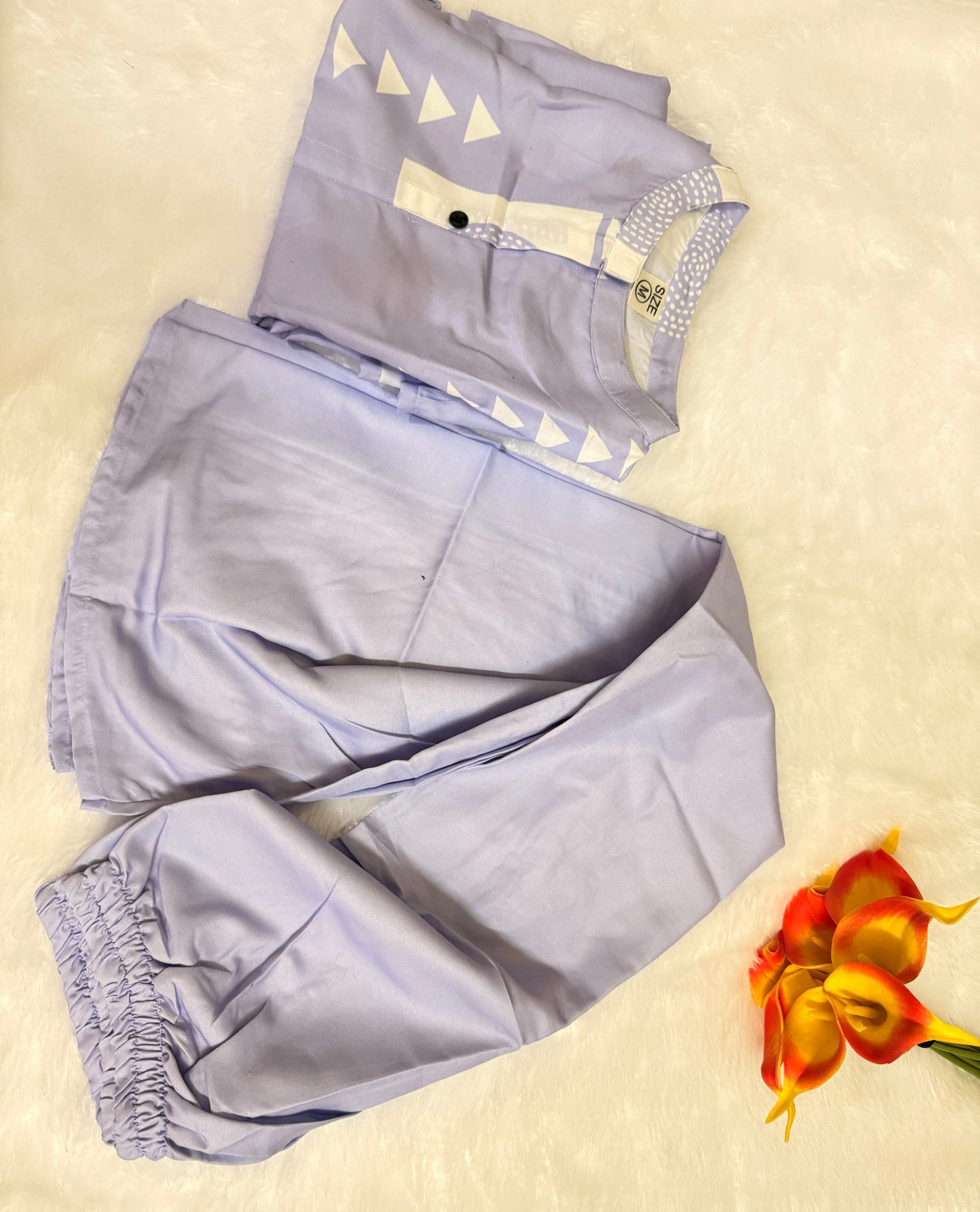 Printed co-ord set - Lavender