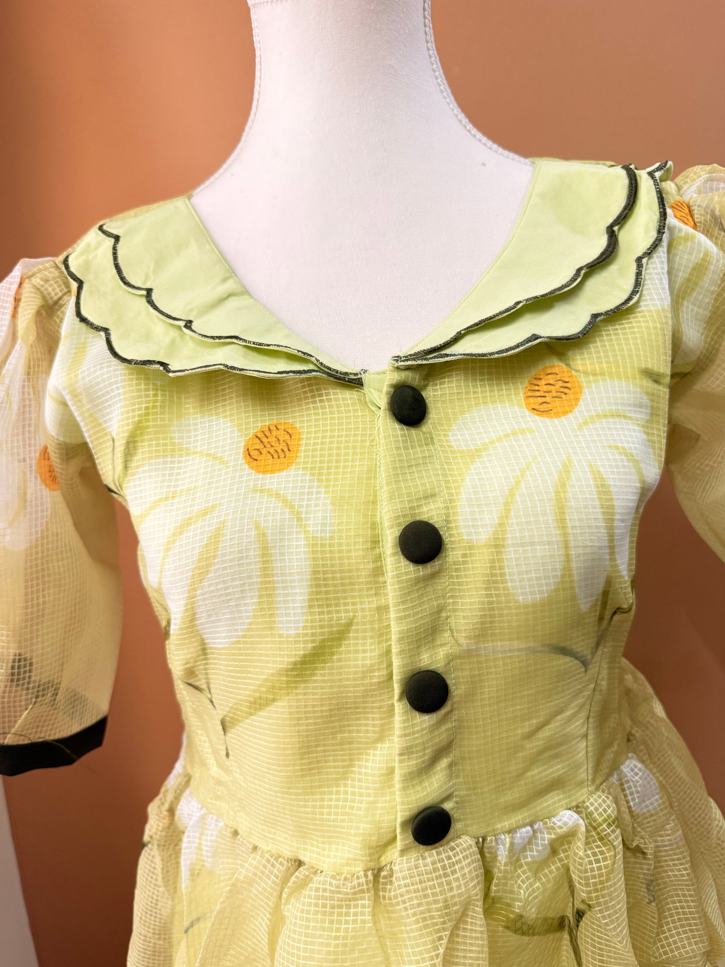 Lemon Green Midi dress/Frock