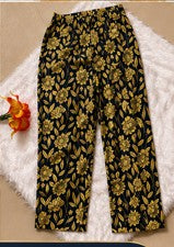 FLORAL Navy Blue Premium Cotton Short Coord Set